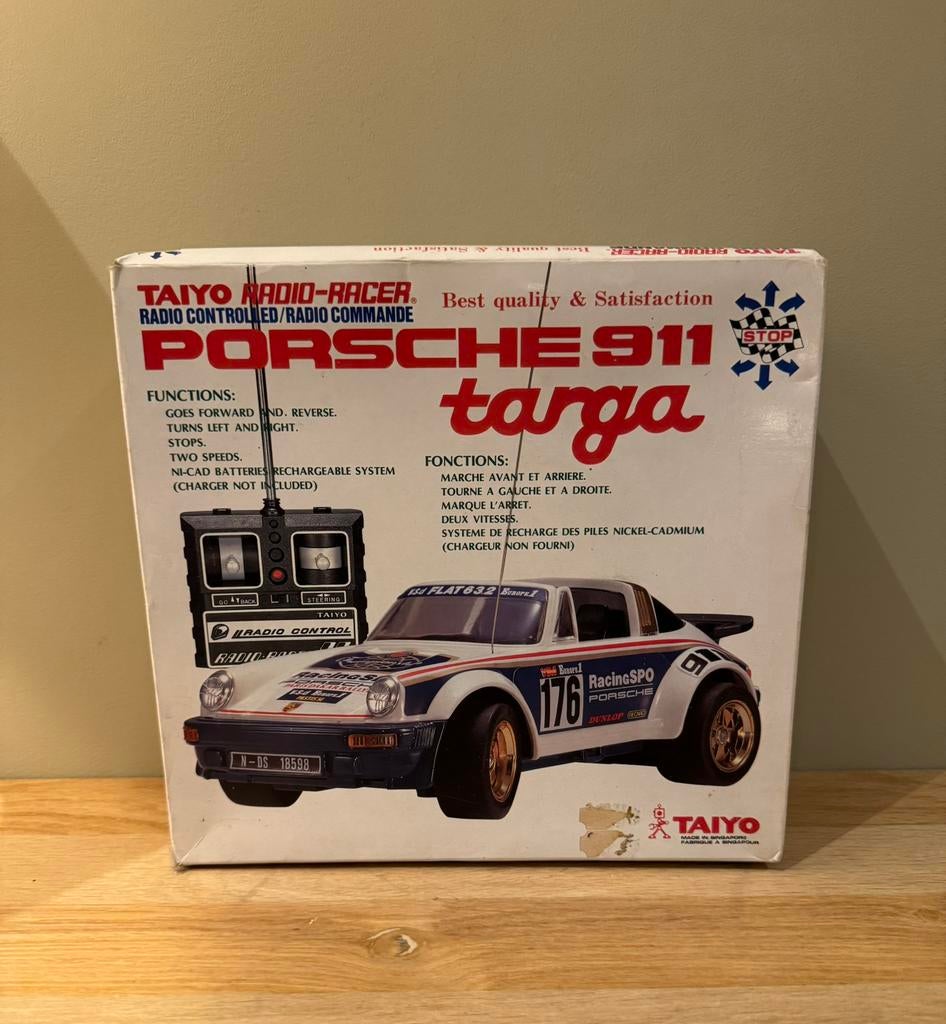 Porsche 911 Targa RC car Taiyo Japan, Ophalen of Verzenden
