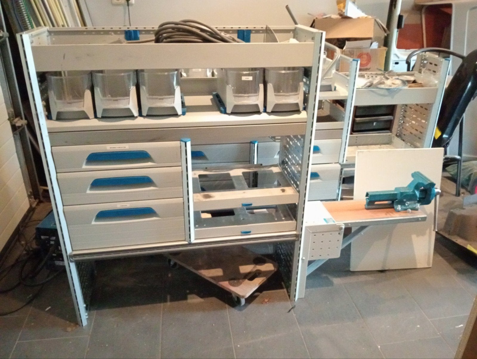 bestelwagen interieur, Ophalen, Zo goed als nieuw, Hoogslaper