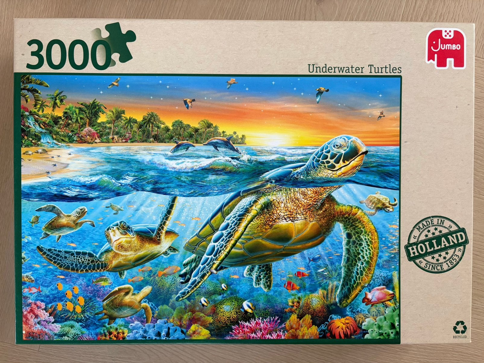 4 x puzzel met 3000 stukjes, Ophalen of Verzenden, Meer dan 1500 stukjes, Zo goed als nieuw