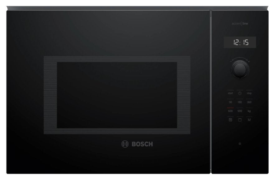 Bosch BEL454MB1F, inbouw magnetron met grill, zwart, Ophalen, Magnetron, Inbouw, Draaiplateau