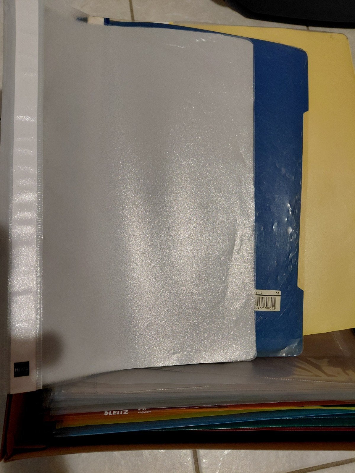doos vol folder, Ophalen of Verzenden, Gebruikt