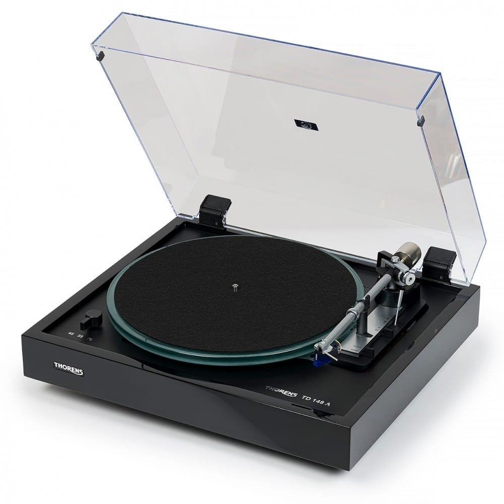 Thorens TD 148 A Platenspeler - Automatisch, Zwart, Ophalen, Thorens, Automatisch