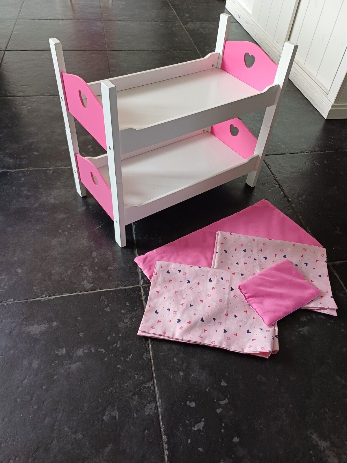 Poppenbed stapelbed, Ophalen, Gebruikt, Babypop