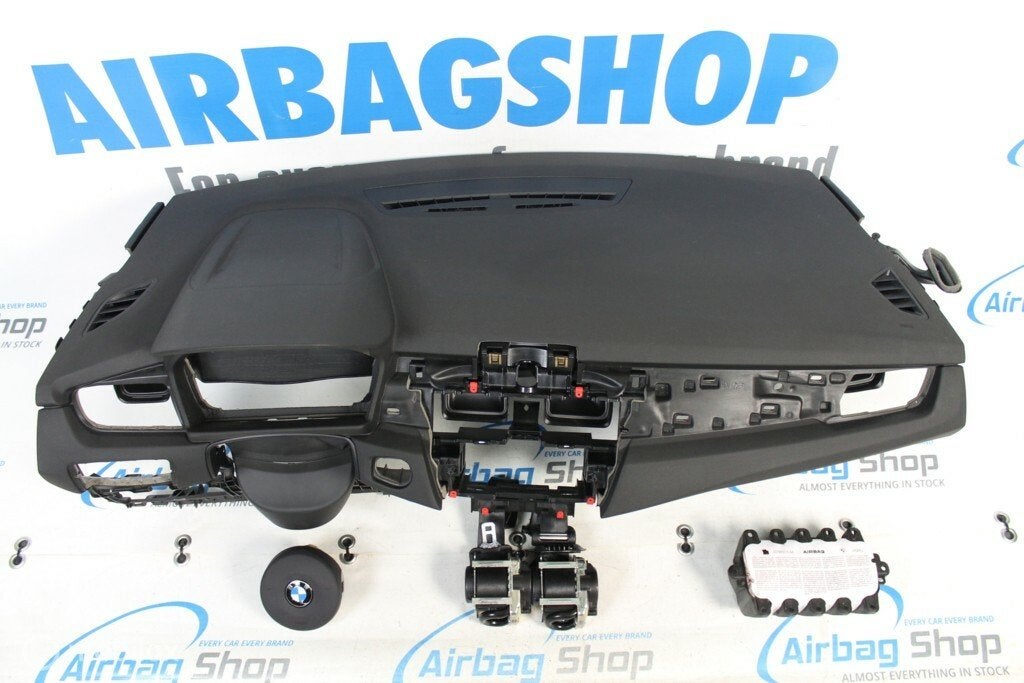 Airbag set - Dashboard M zwart BMW 2 F45 F46 (2013-heden), Gebruikt, Ophalen of Verzenden