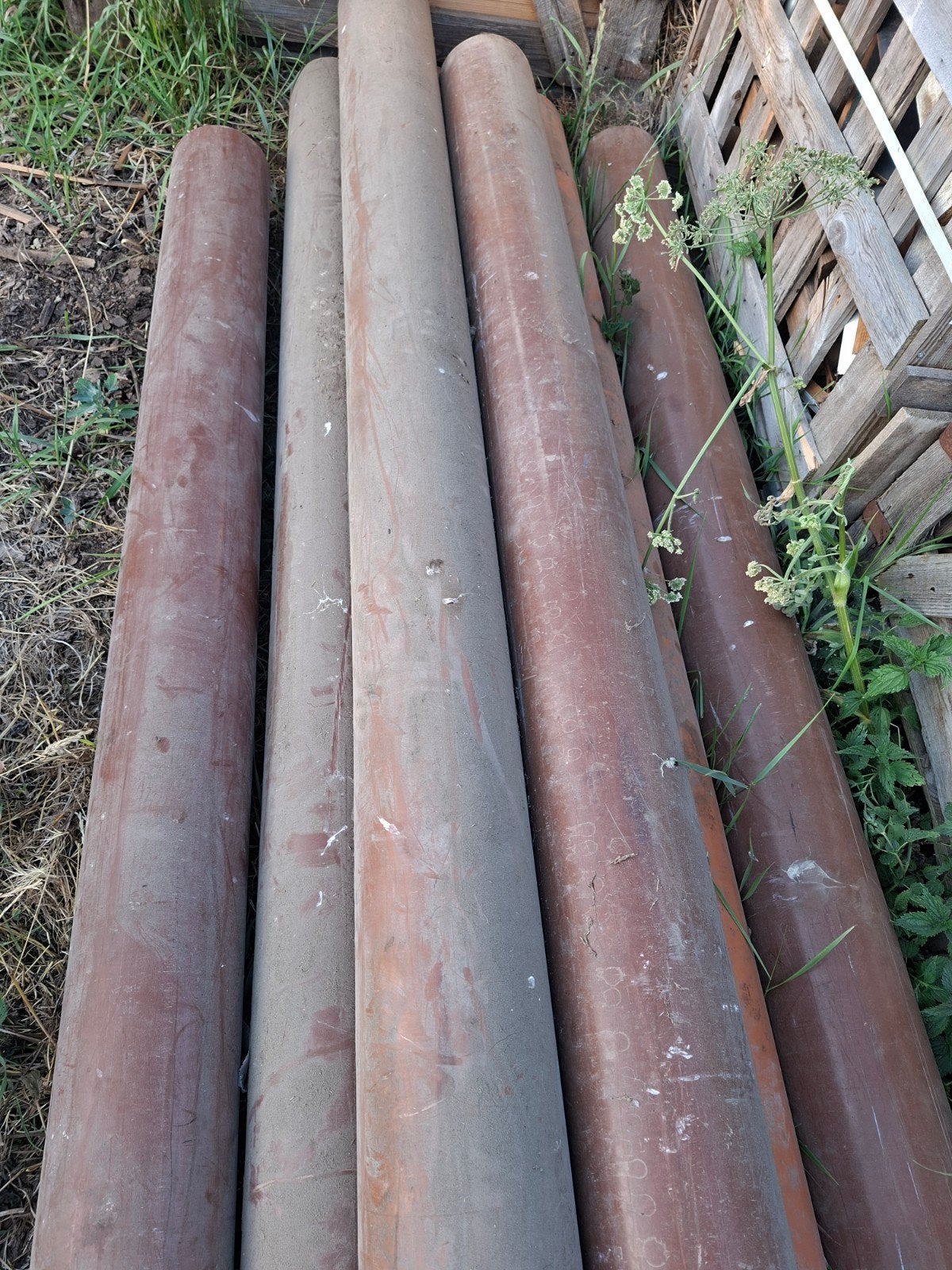 PVC buizen 160mm, 3.20m lang (8 stuks), Ophalen