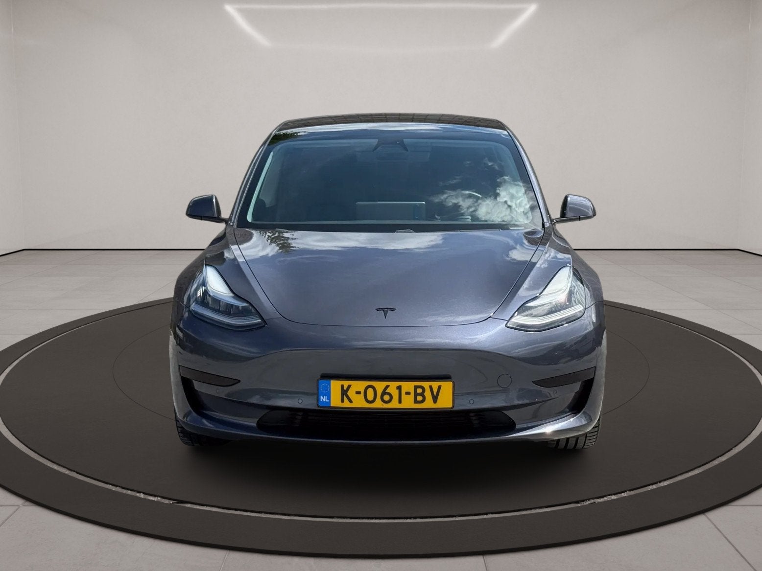 Tesla Model 3 RWD Plus 60 kWh * DE CHROME * PANORAMA * STOEL, Automaat, Achterwielaandrijving, Gebruikt, Zwart