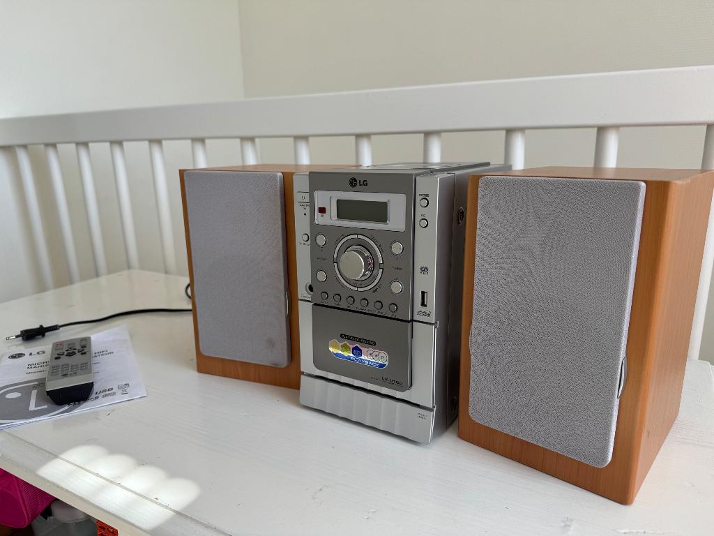 LG HIFI Micro CD systeem, Microset, Tuner of Radio, Zo goed als nieuw, Ophalen