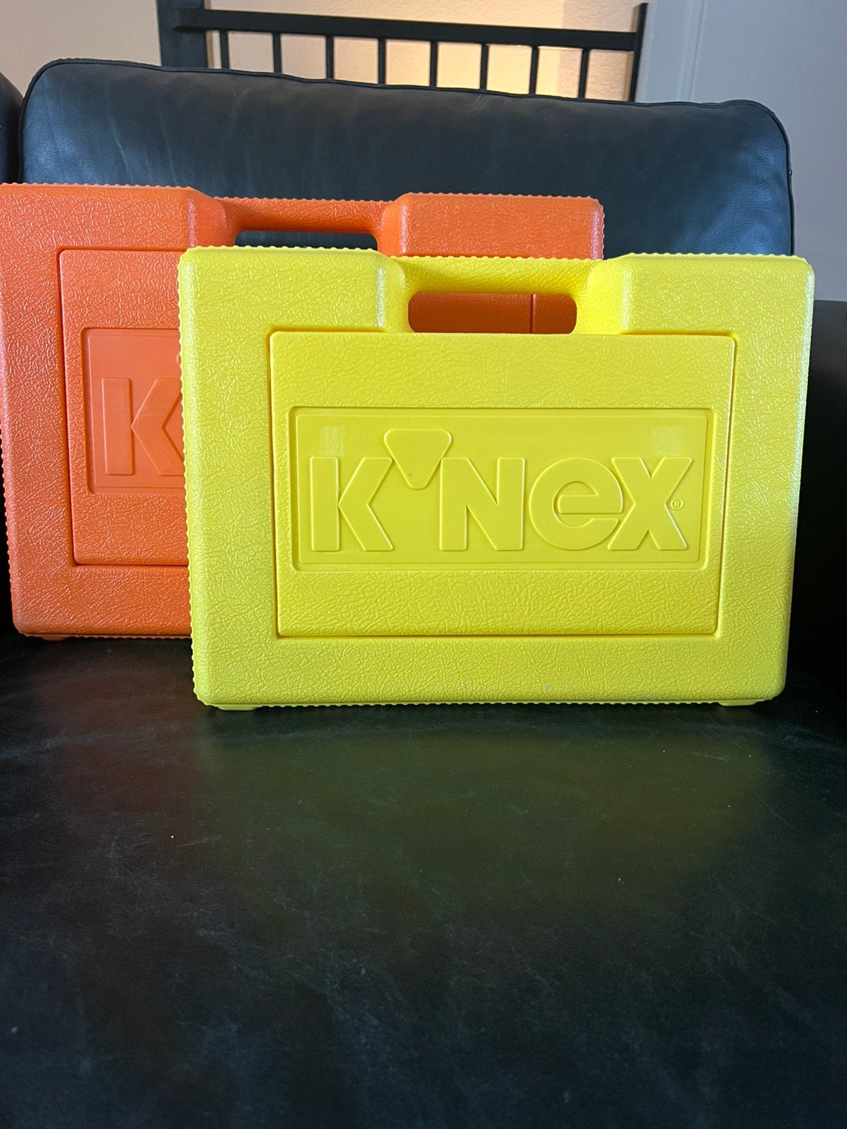 2 K’nex koffertjes met inhoud, Kinderen en Baby's, Speelgoed | Bouwstenen, Ophalen, Zo goed als nieuw, K'nex