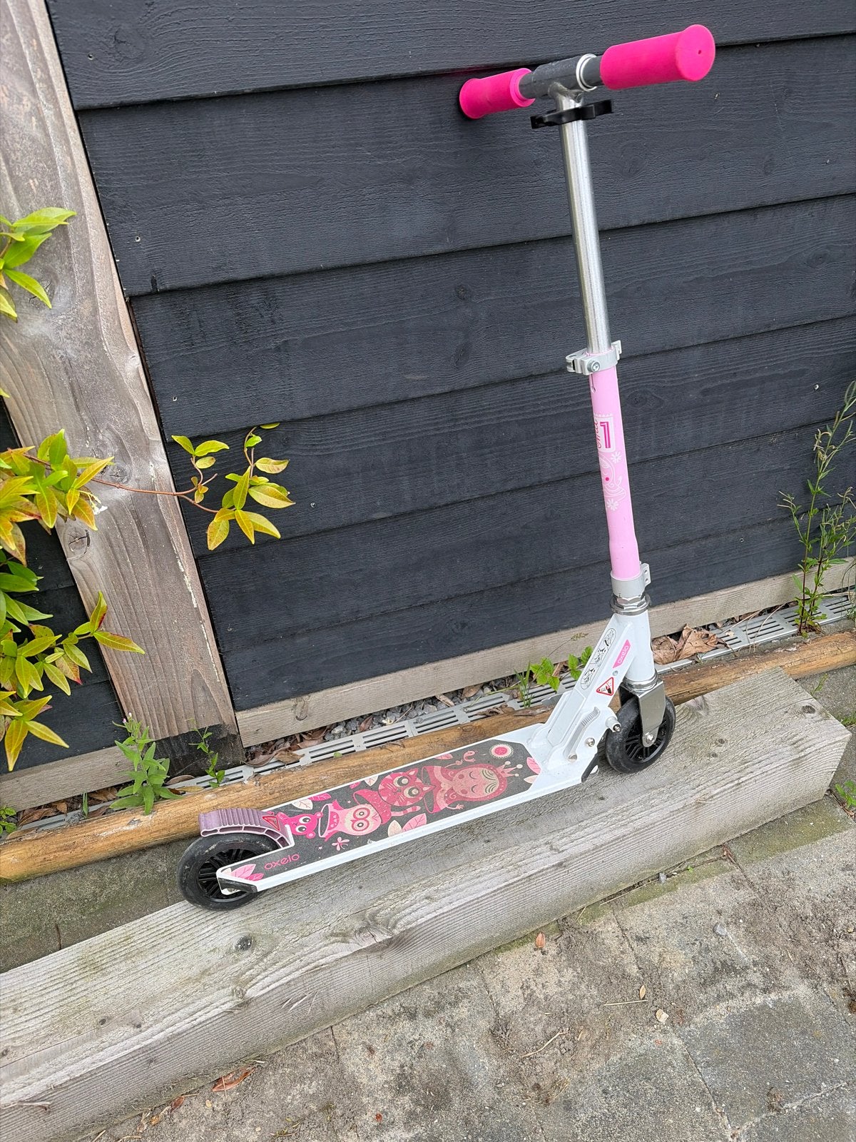 Roze kinderstep Oxelo, zo goed als nieuw, Fietsen en Brommers, Steps, Zo goed als nieuw, Gewone step, Ophalen