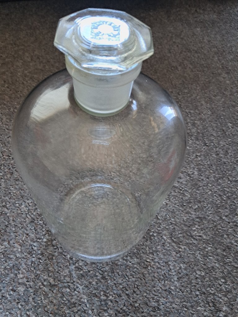 5 liter glazen apothekersfles, Ophalen, Glas of Glazen, Gebruikt, Glas