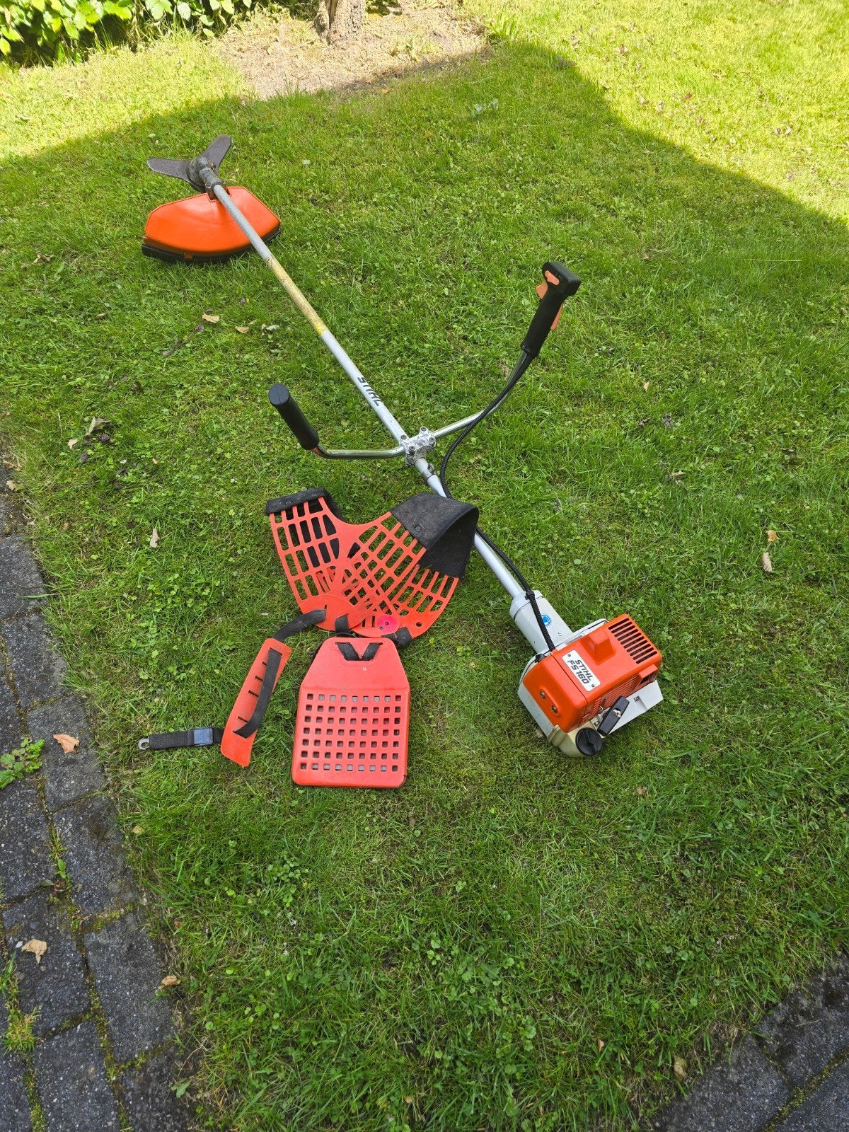 Stihl FS160 bosmaaier met harnas, Ophalen of Verzenden, Gebruikt, STIHL