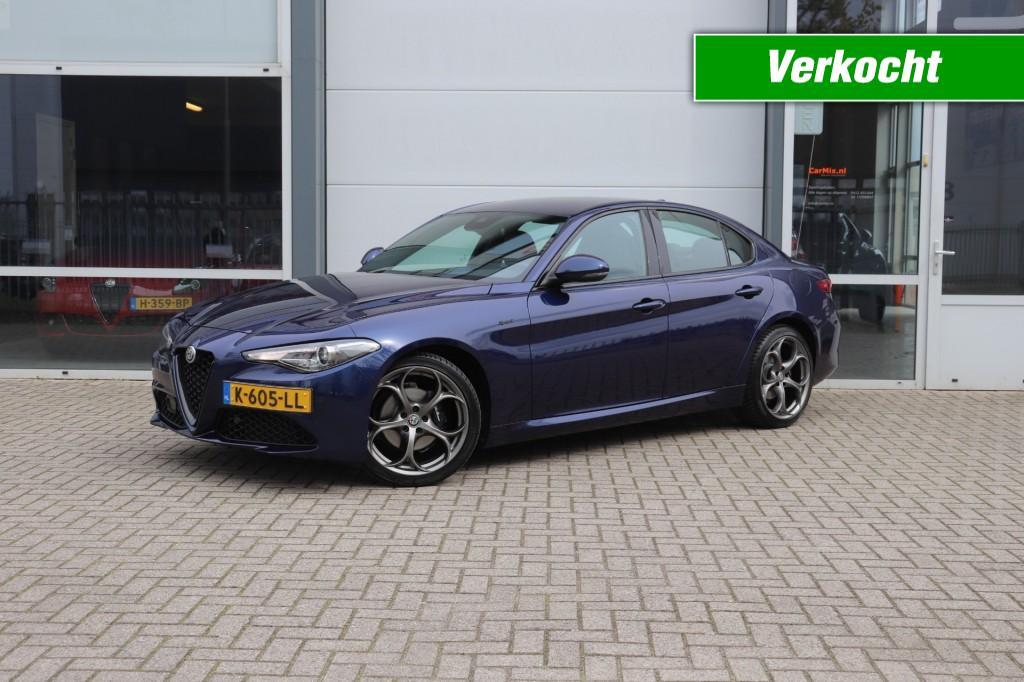 Alfa romeo GIULIA 2.0T SPRINT/VELOCE.INT/STOEL.STUUR.VERW/AD, Auto's, Alfa Romeo, Euro 6, 4 cilinders, USB, Blauw