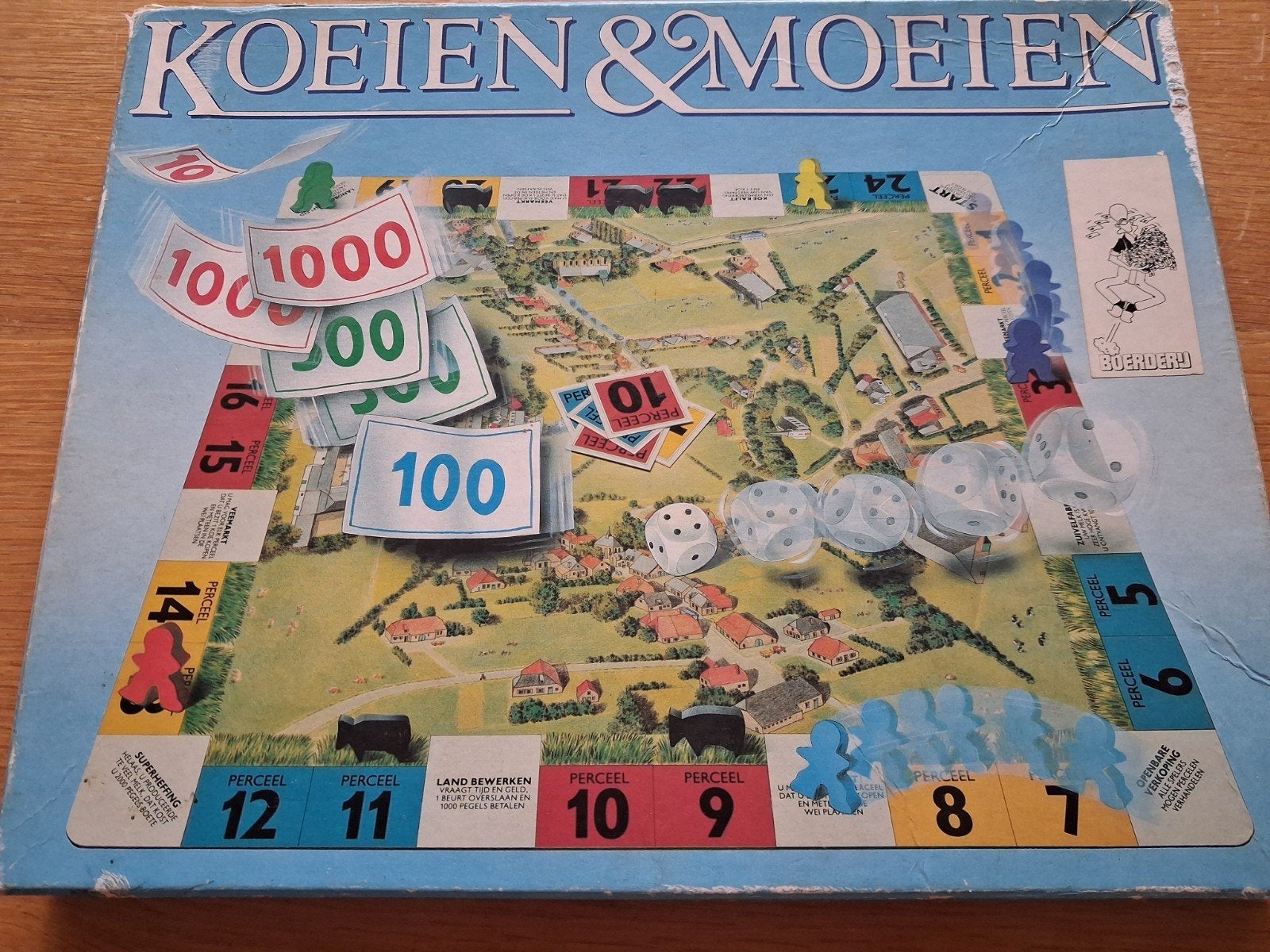 Koeien & Moeien bordspel, Drie of vier spelers, Ophalen of Verzenden, Gebruikt, Onbekend