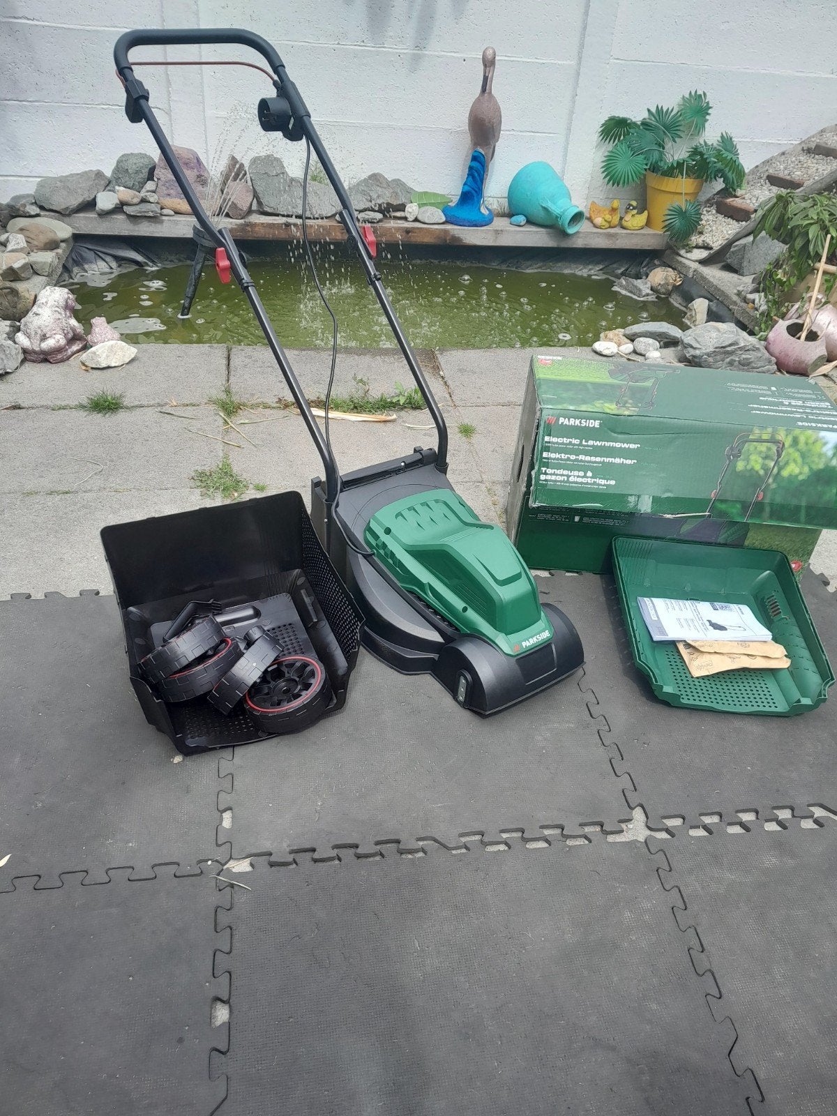Nieuwe Parkside elektrische grasmaaier - ongebruikt!, Elektrische grasmaaier, Nieuw, Ophalen of Verzenden, Parkside