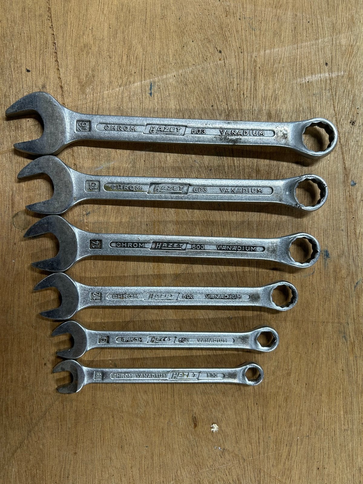 Hazet ringsteeksleutelset 8-16 mm, 6 stuks, Ophalen of Verzenden, Gebruikt, Sleutel/ratel, Overige merken
