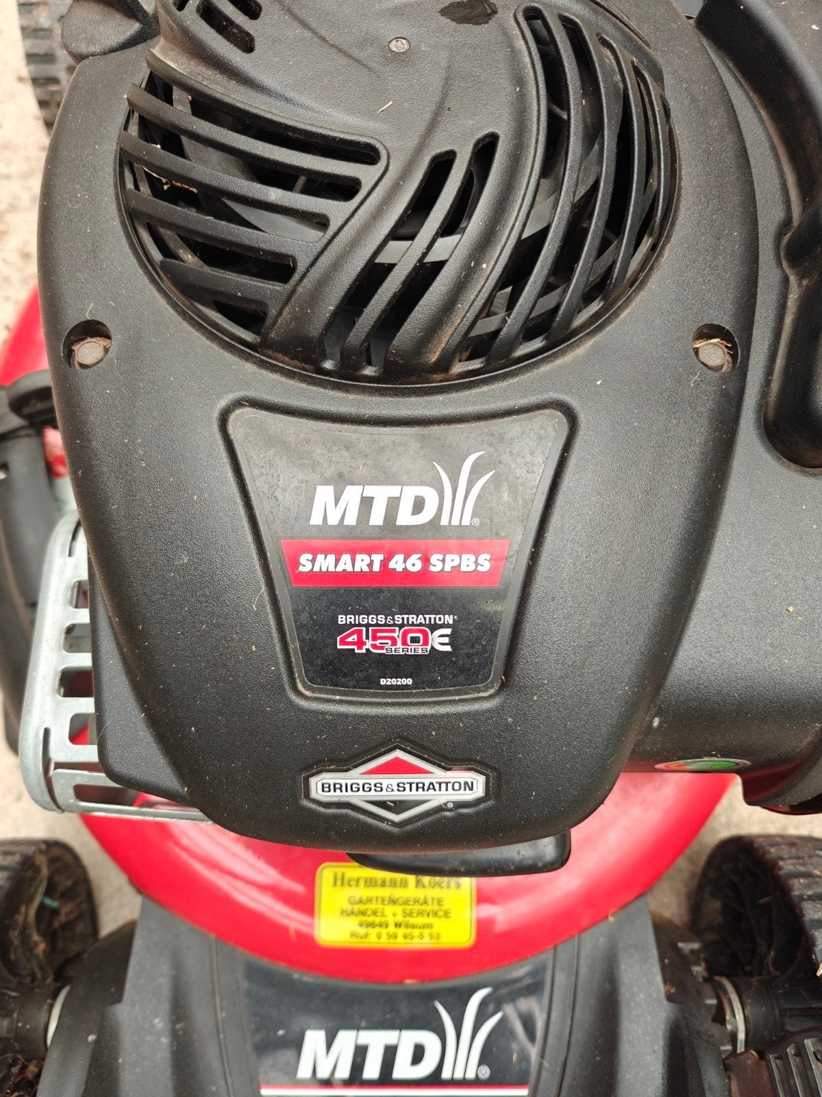 MTD SMART 46 SPBS Benzine Grasmaaier Briggs & Stratton, Tuin en Terras, Grasmaaiers, Gebruikt, Benzine-grasmaaier, 40 t/m 49 cm