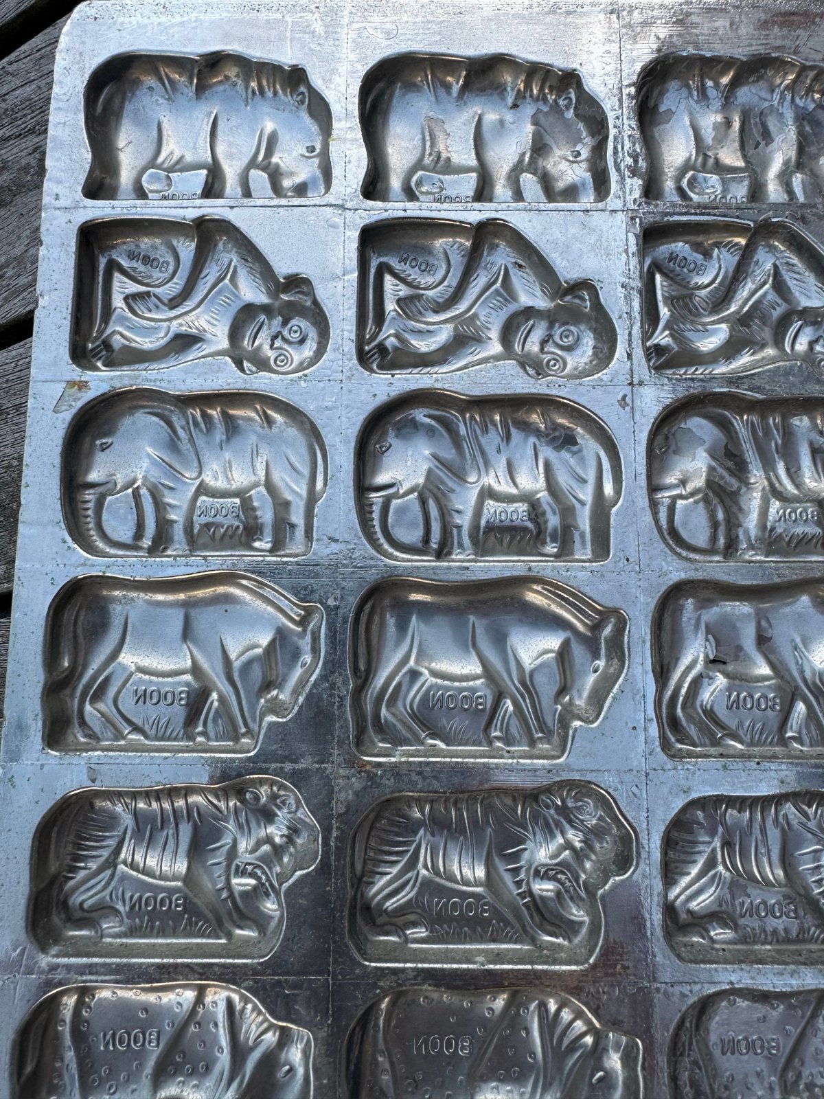 Antieke Boon Chocoladevormen - Dieren (Jungle/Safari), Ophalen of Verzenden