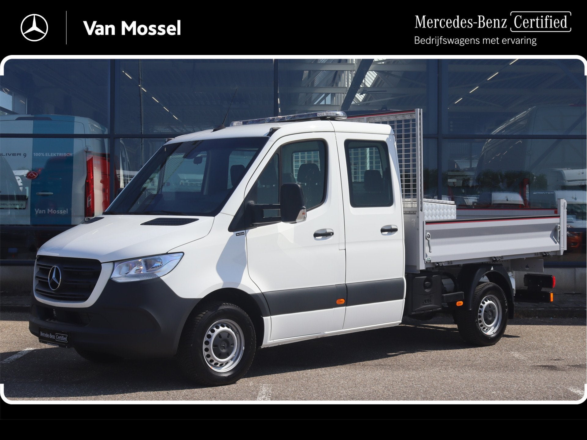Mercedes-Benz Sprinter 317 CDI L2 Pro D.C. Kipper | AIRCO/CR, Auto's, Bestelauto's, Achterwielaandrijving, Gebruikt, 4 cilinders