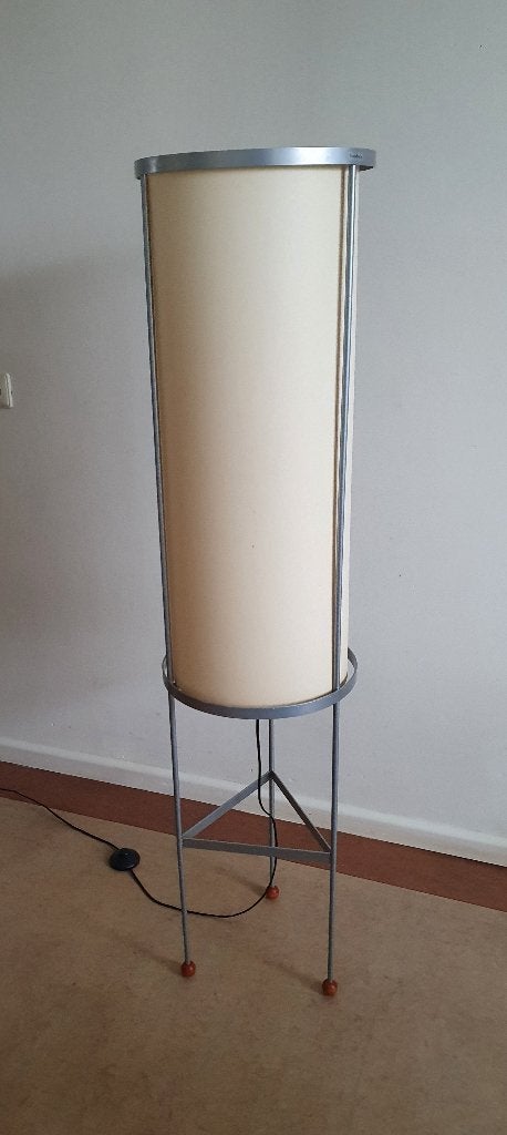 vintage vloerlamp bony design, Ophalen, Gebruikt, Stof, 100 tot 150 cm