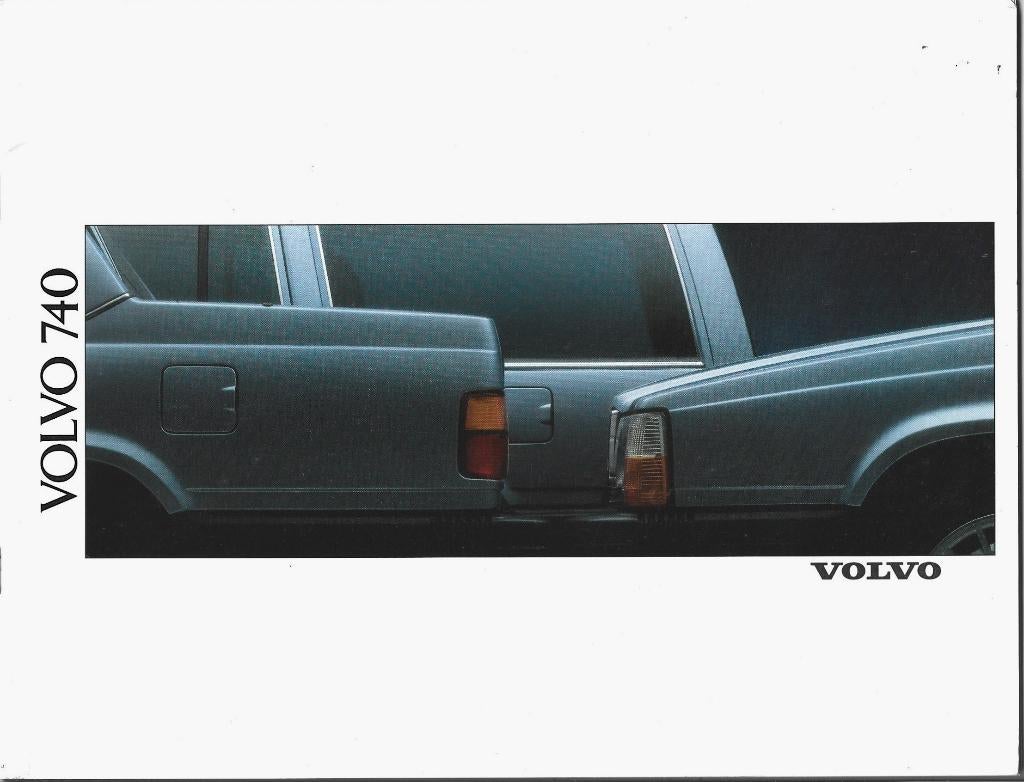 Volvo 740 brochure auto (vv16), Ophalen of Verzenden, Zo goed als nieuw, Volvo