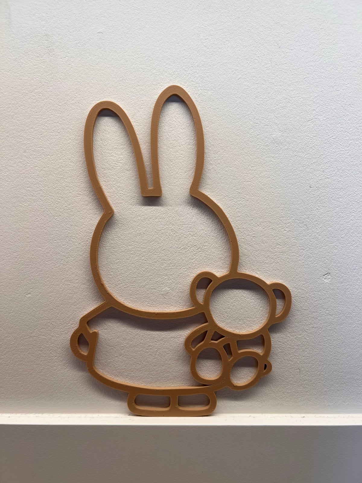 Nijntje decoratie met beertje, Ophalen of Verzenden, Nieuw, Meerkleurig, Kunststof