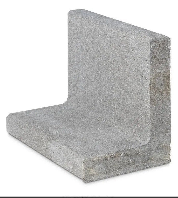 L-element 40cm hoog, 50cm lang - Beton 9 stuks, Tuin en Terras, Ophalen, Gebruikt, 25 tot 50 cm, 25 cm of meer