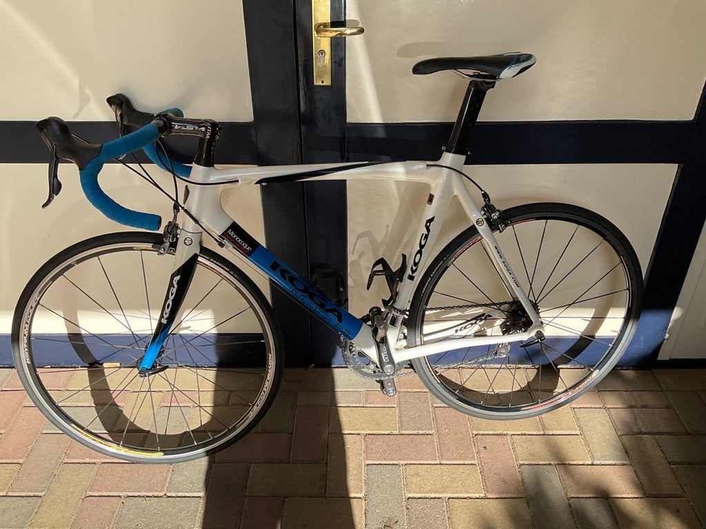 koga racefiets monocoque 59 cm, 28 inch, Carbon, Zo goed als nieuw, 15 tot 20 versnellingen