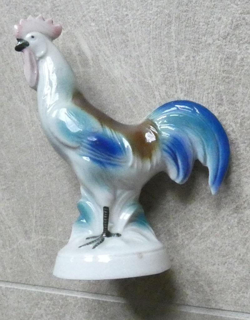 A33 Vintage Cuart de Poblet porcelein beeldje haan, Antiek en Kunst, Ophalen of Verzenden