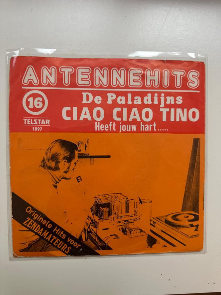 De Paladijns - Ciao Ciao Tino / Antennehits (Single), Verzenden, Zo goed als nieuw, Overige formaten, Levenslied of Smartlap
