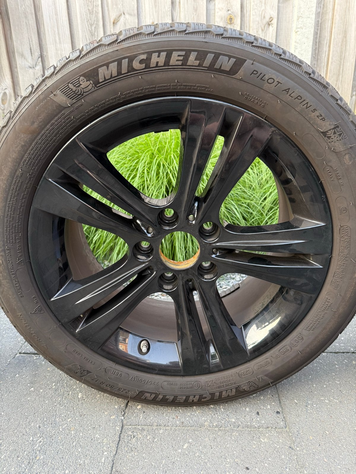 BMW winterset Michelin Pilot Alpin 5 ZP incl. velgen, Auto-onderdelen, Ophalen, Gebruikt, Banden en Velgen, 17 inch