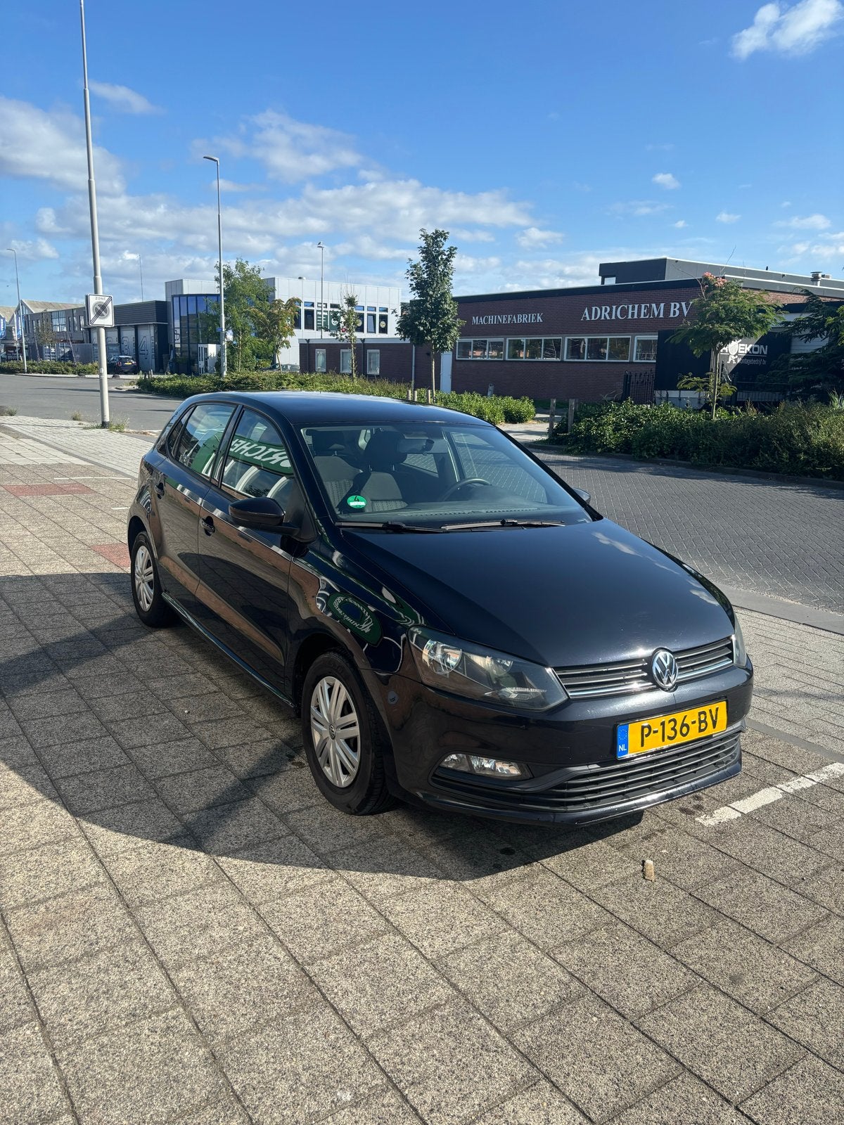 Volkswagen Polo 1.0 TSI 55KW 2017 Zwart, Auto's, Zwart, Handgeschakeld, Particulier, 3 cilinders