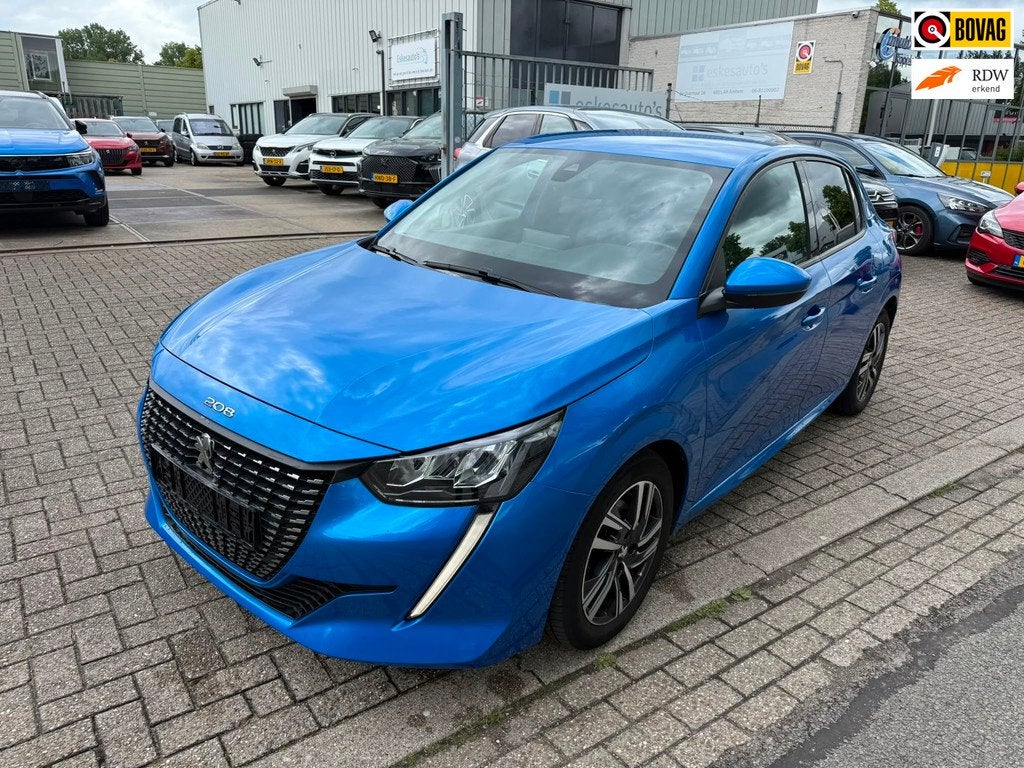 Peugeot 208 1.2 PureTech Allure 100PK, Navi Dealer auto, Auto's, Peugeot, Bedrijf, Te koop, ABS, Achteruitrijcamera, Adaptive Cruise Control