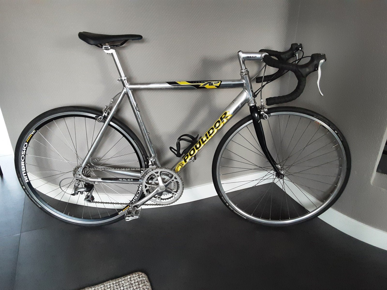 Stalen racefiets, Fietsen en Brommers, Fietsen | Racefietsen, Gebruikt, Aluminium, Meer dan 20 versnellingen, 53 tot 57 cm