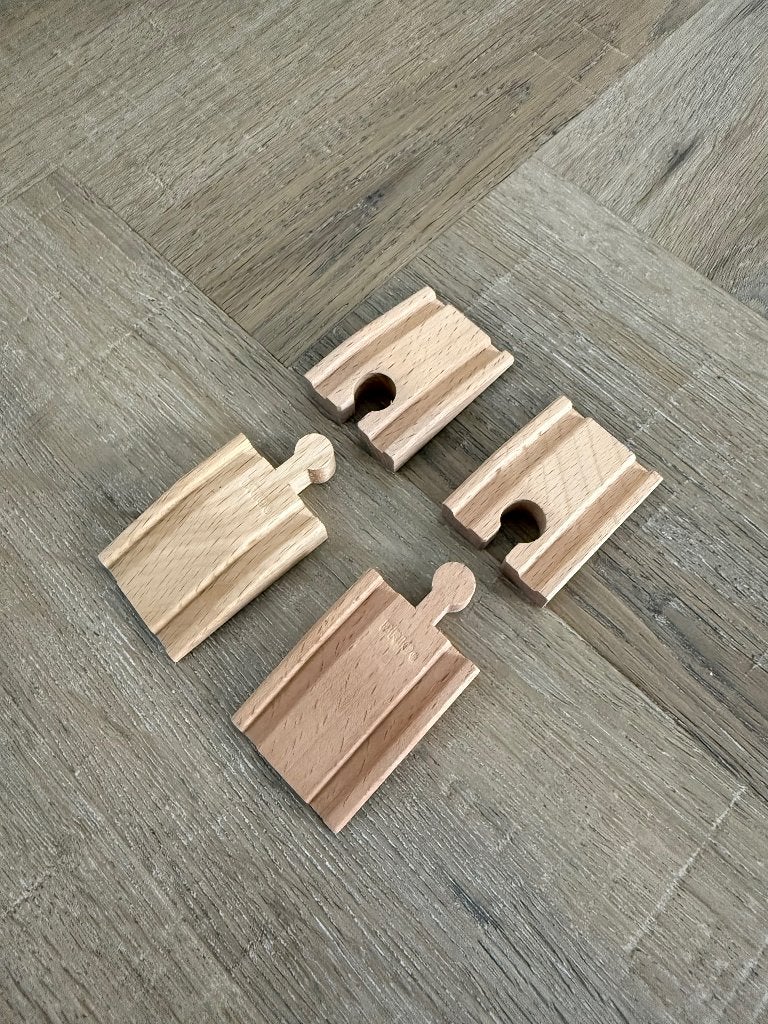Heel goed Brio houten trein rails spoor eind oprit 33385 set, Ophalen of Verzenden, Zo goed als nieuw