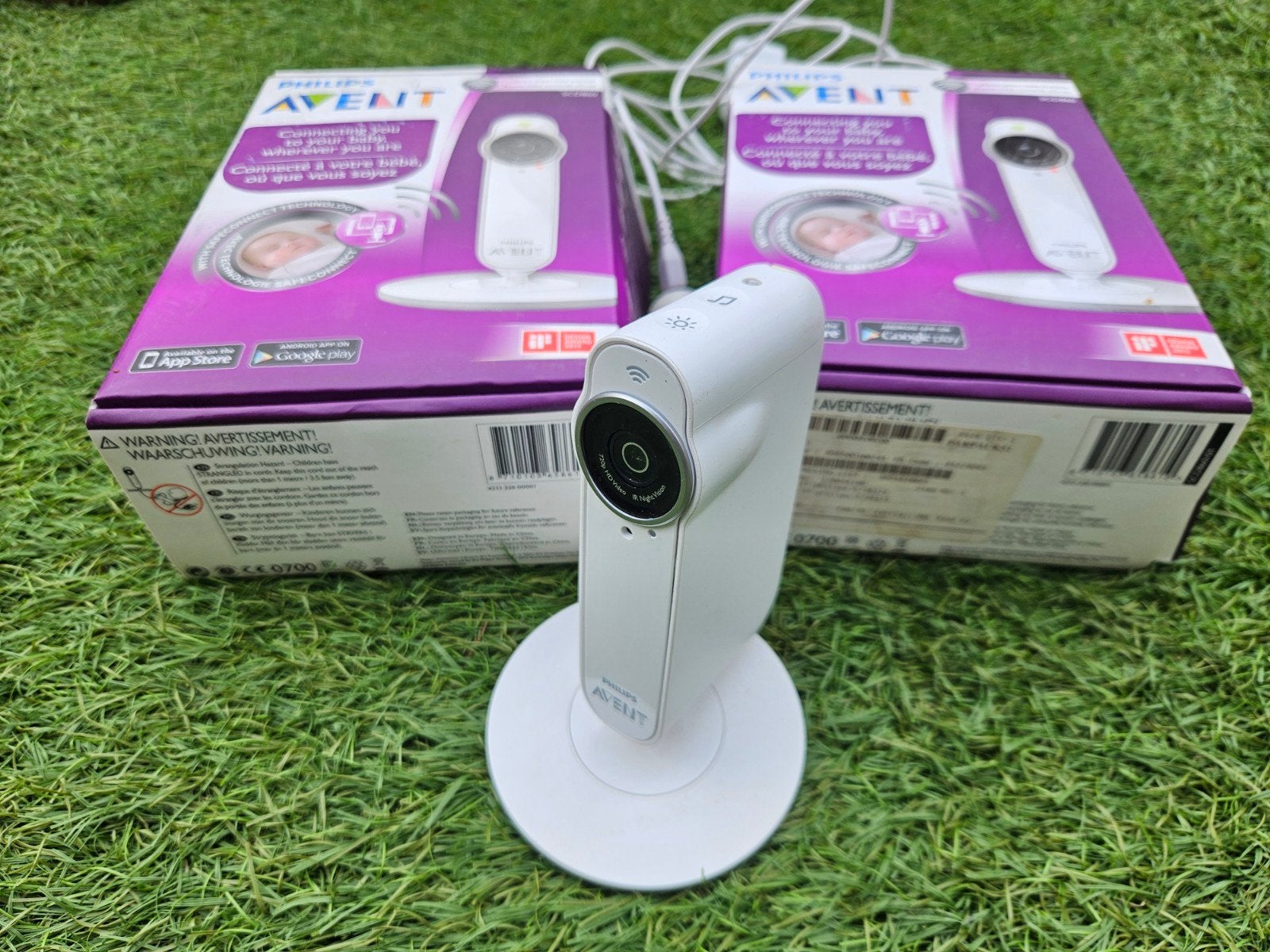 Philips Avent Babyfoon met camera - Set van 3, Ophalen of Verzenden, Gebruikt, 100 tot 250 meter, Camera