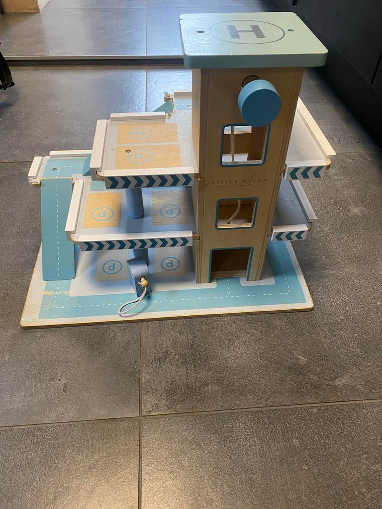 Little Dutch houten garage/parkeergarage, Ophalen of Verzenden, Zo goed als nieuw, Overige typen