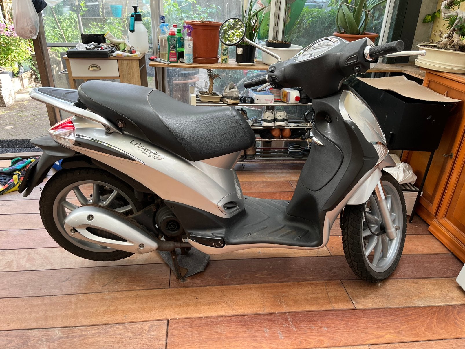Piaggio Bromscooter Liberty 4takt, Ophalen, Gebruikt, Overige modellen, 49 cc