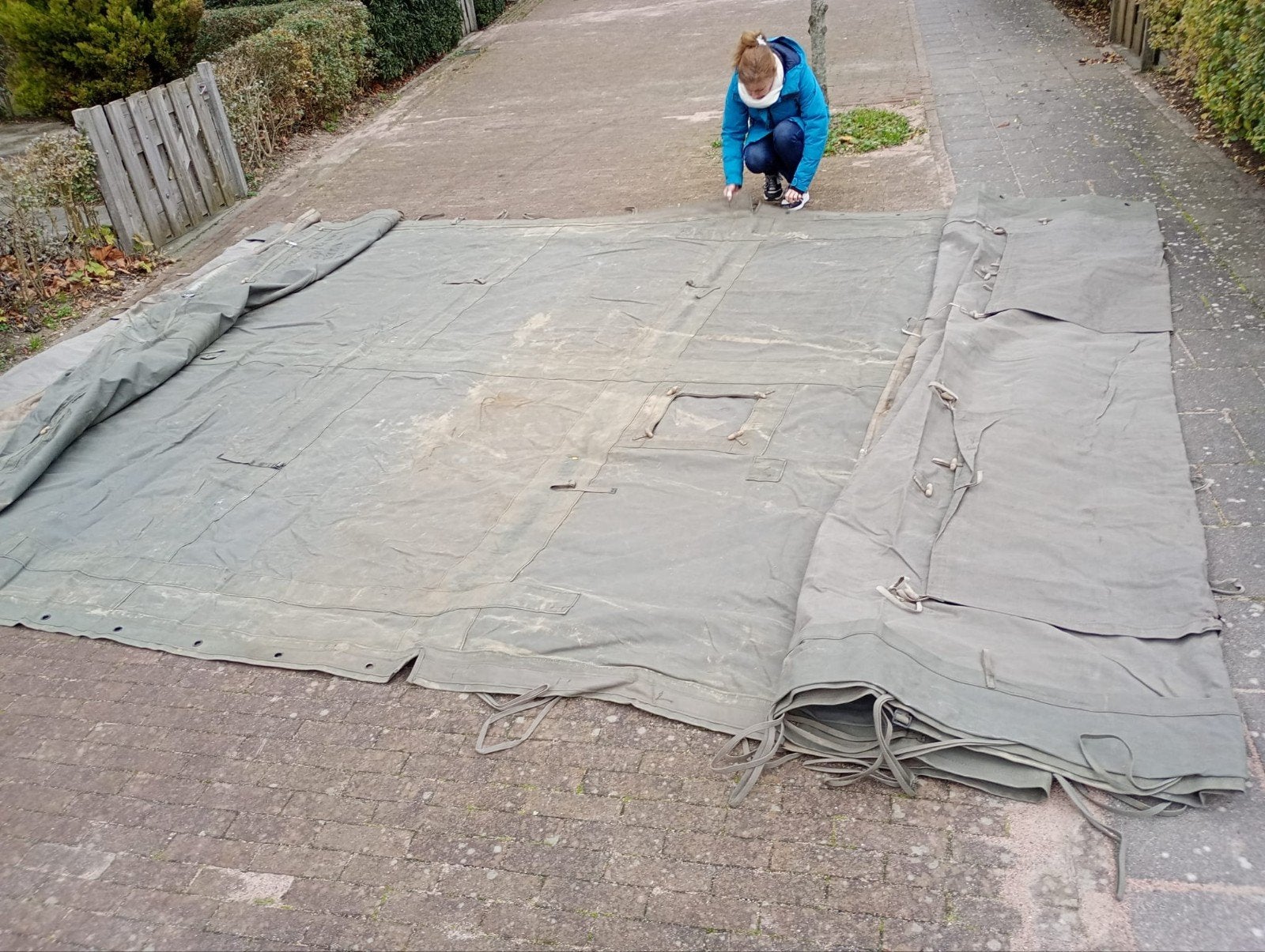Tentdoek legertent, Ophalen, Landmacht, Nederland, Overige typen