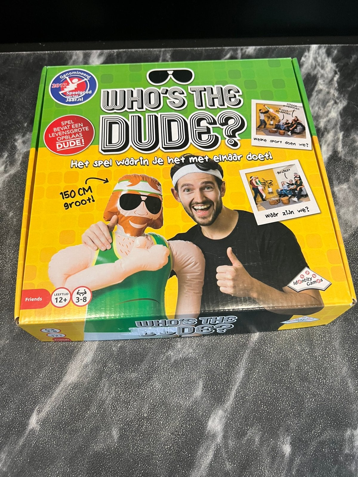 Identiy Games Who’s the Dude, Hobby en Vrije tijd, Ophalen of Verzenden, Zo goed als nieuw