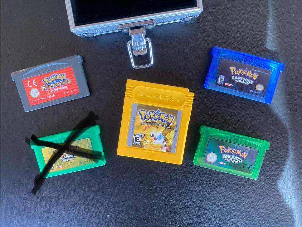 Oude gameboy advance Pokemon spellen, Spelcomputers en Games, Avontuur en Actie, Gebruikt, 1 speler, Ophalen of Verzenden