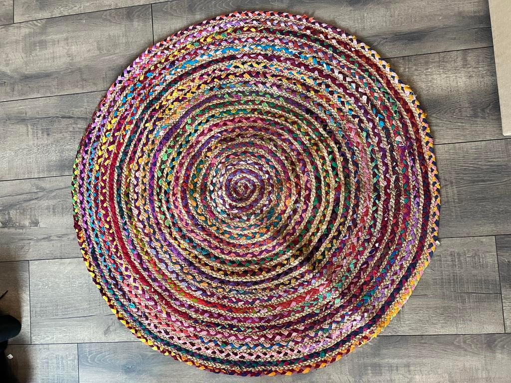 Rond vloerkleed, Ophalen, Zo goed als nieuw, Rond, 100 tot 150 cm