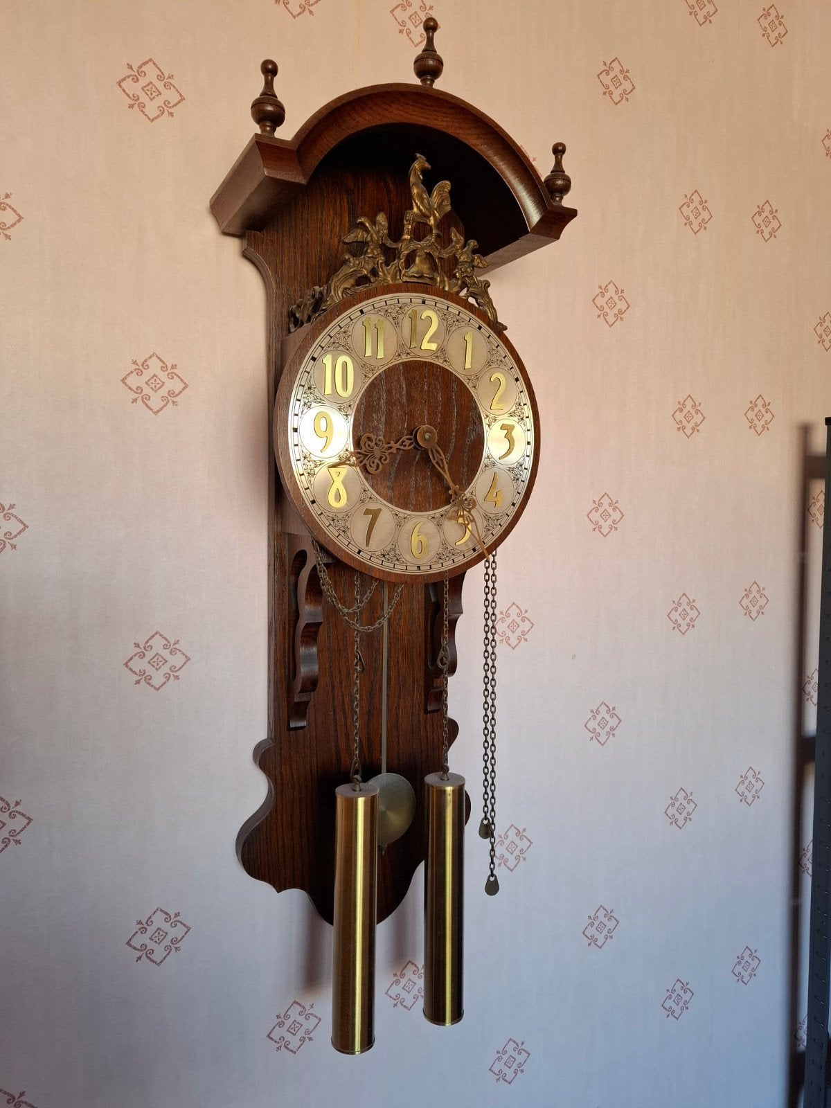 Wandklok voor de handige klokkenmaker, Ophalen