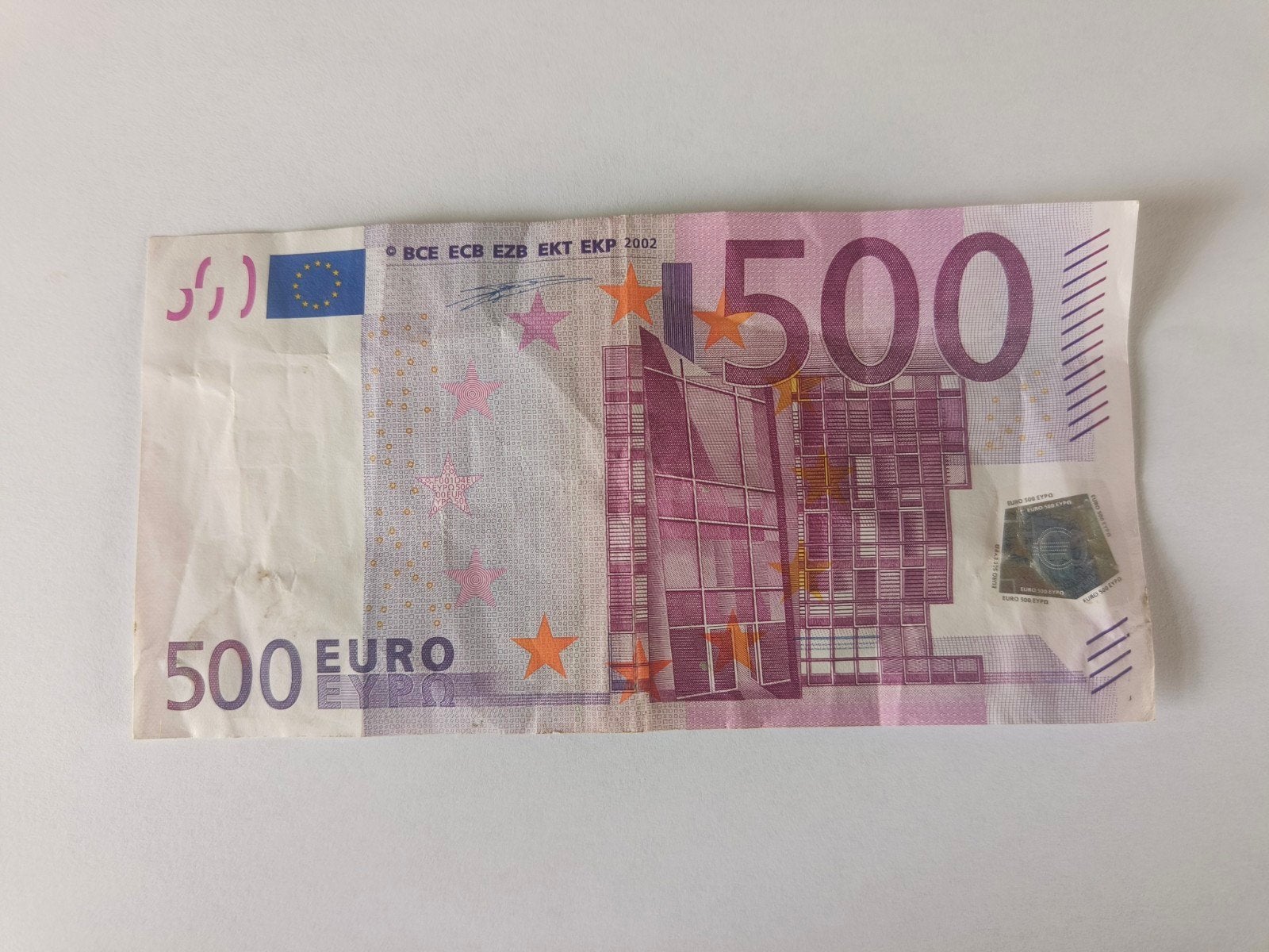 500 euro biljet, Postzegels en Munten, Bankbiljetten | Europa | Eurobiljetten, Ophalen, Overige landen, 500 euro, Los biljet