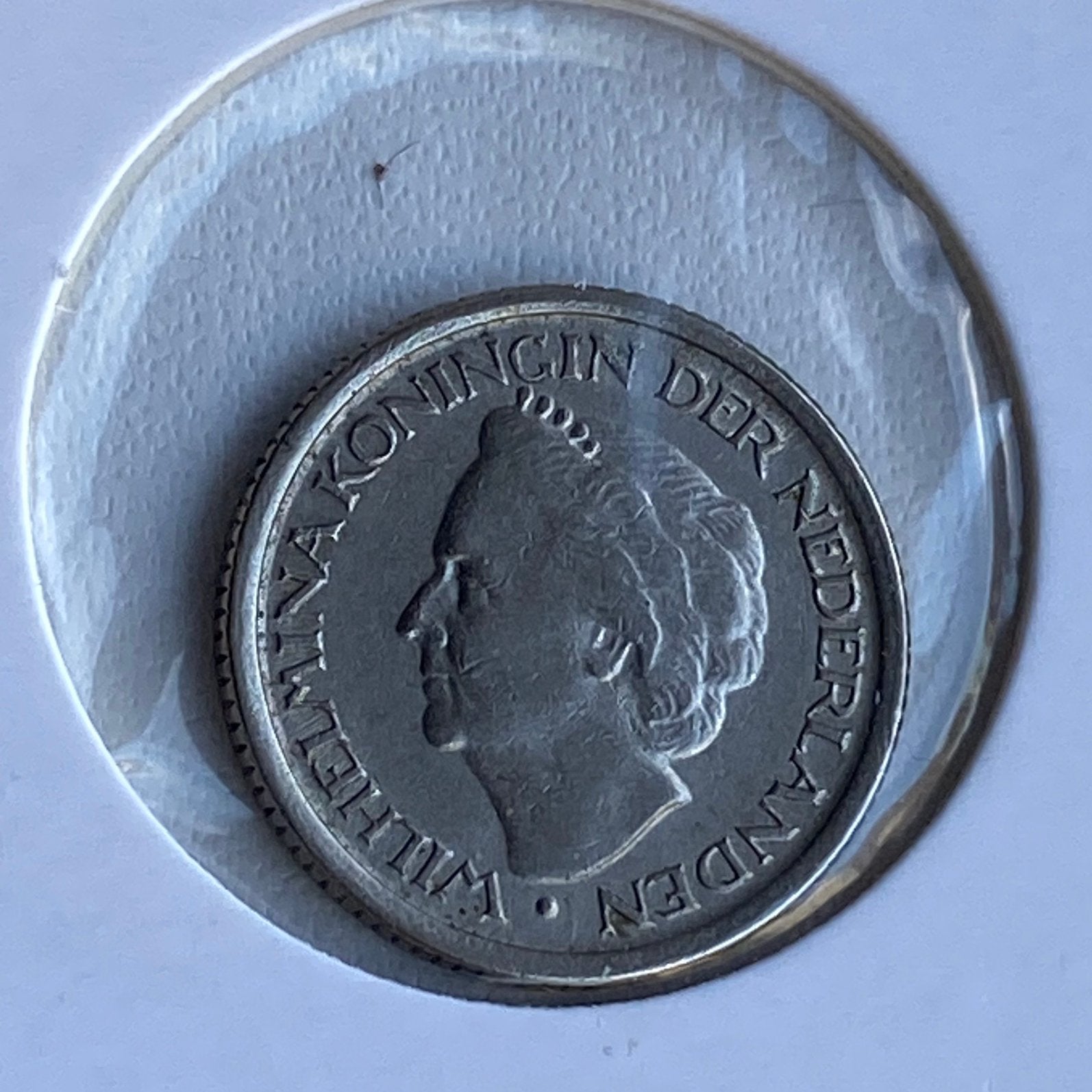 25 Cent / Kwartje uit 1948 van Koningin Wilhelmina, Verzenden, Koningin Wilhelmina, 25 cent, Losse munt