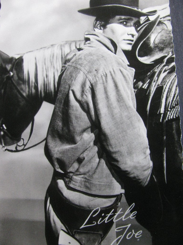 Vintage Film Kaart - Bonanza Little Joe / Michael Landon, Verzenden, 1960 tot 1980, Gelopen, Sterren en Beroemdheden