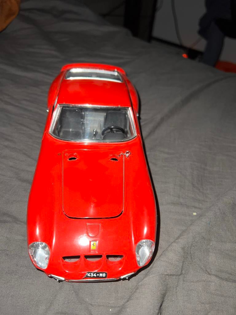 Ferrari 250 GTO Modelauto - Rood, Gedetailleerd, Ophalen of Verzenden, Zo goed als nieuw, Auto, Overige merken