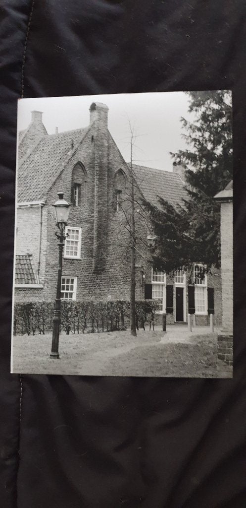 0710 foto 24x30.5 De proosdij het oudste stenen huis van nl, Antiek en Kunst, Kunst | Tekeningen en Foto's, Verzenden
