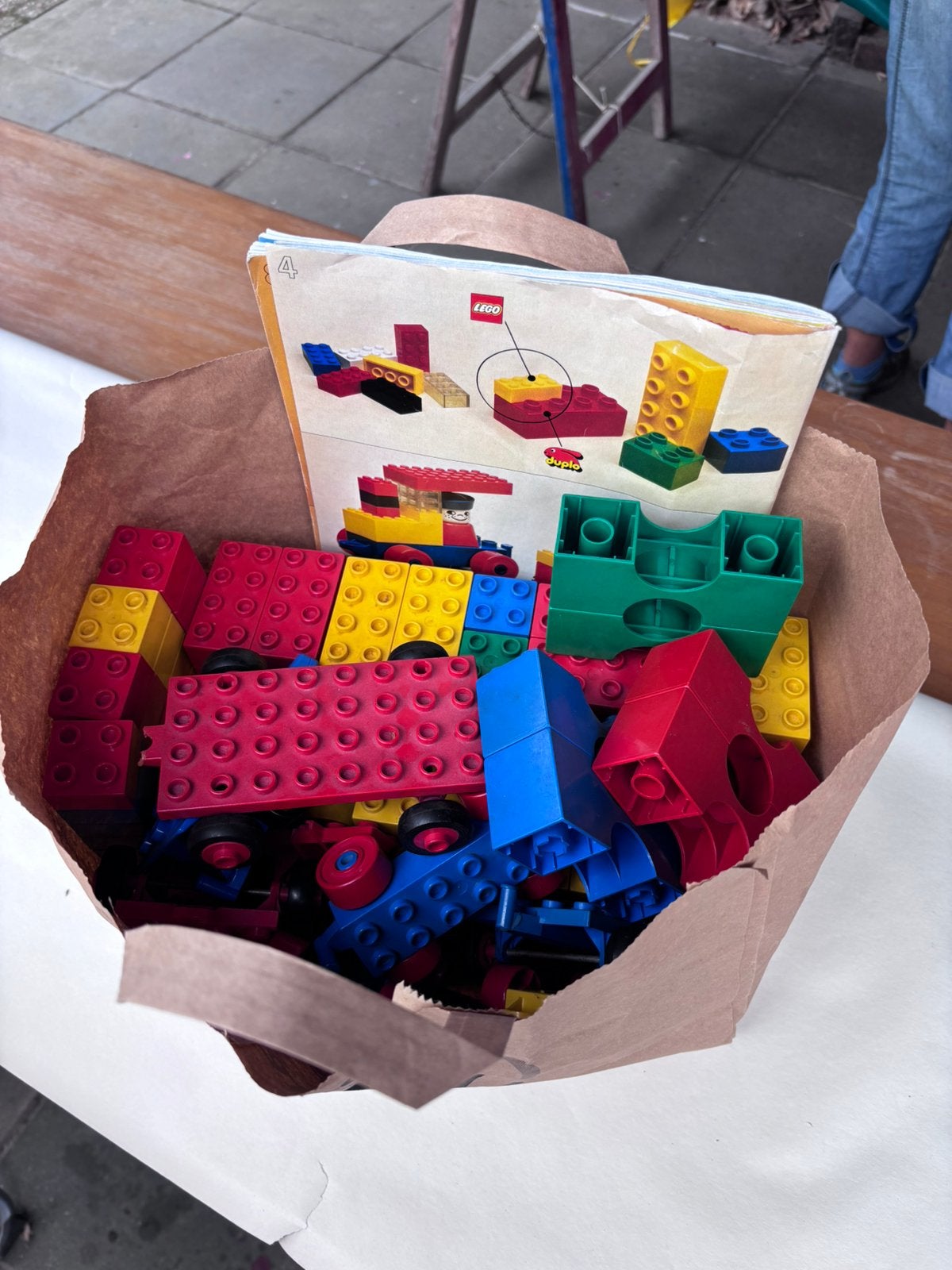 Duplo, Ophalen, Gebruikt