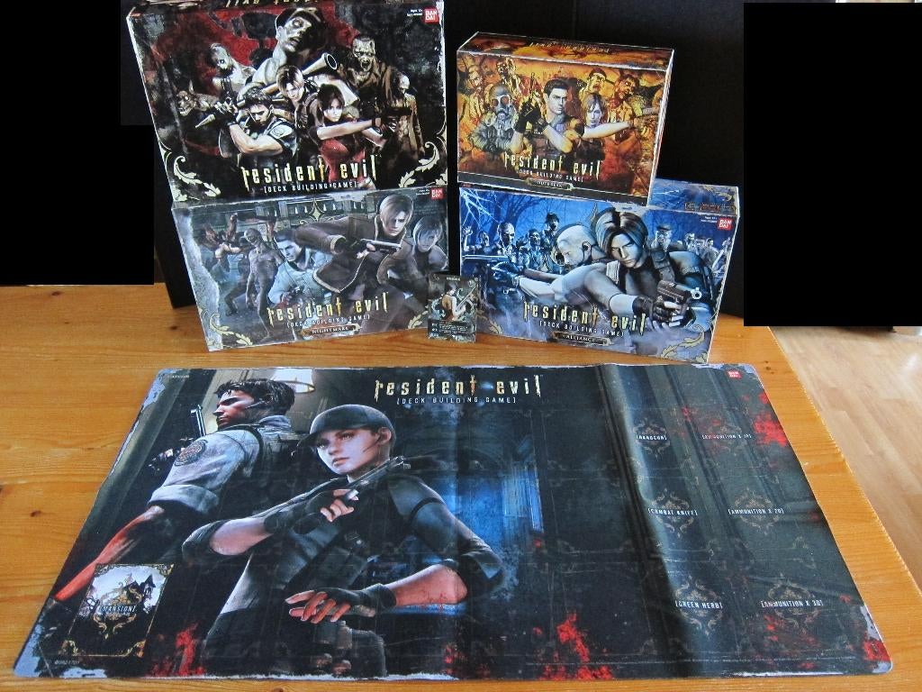 Resident Evil Starter Deck Alliance Outbreak Nightmare PlMat, Ophalen of Verzenden, Zo goed als nieuw, Speeldeck, Foil