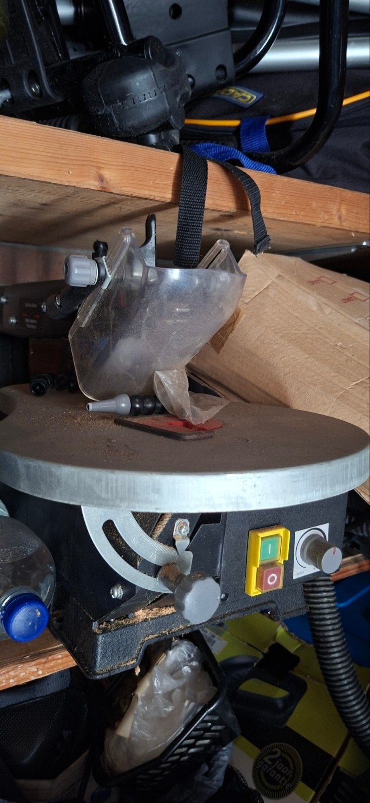 Parkside figuurzaagmachine - Zo goed als nieuw, Ophalen of Verzenden, 30 tot 70 mm, Figuurzaag, Minder dan 600 watt